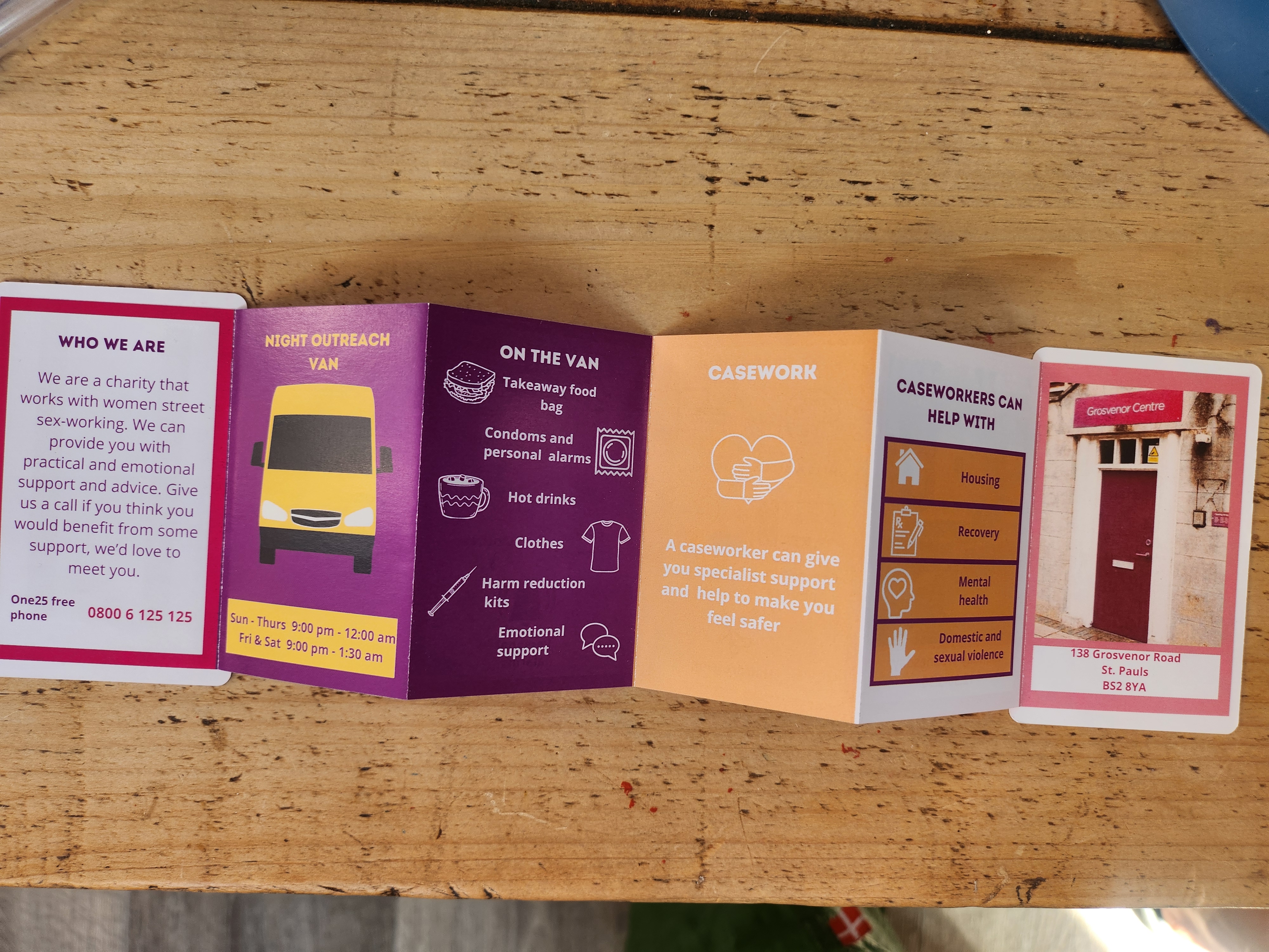 What One25 can help with information leaflet explaining the work of One25