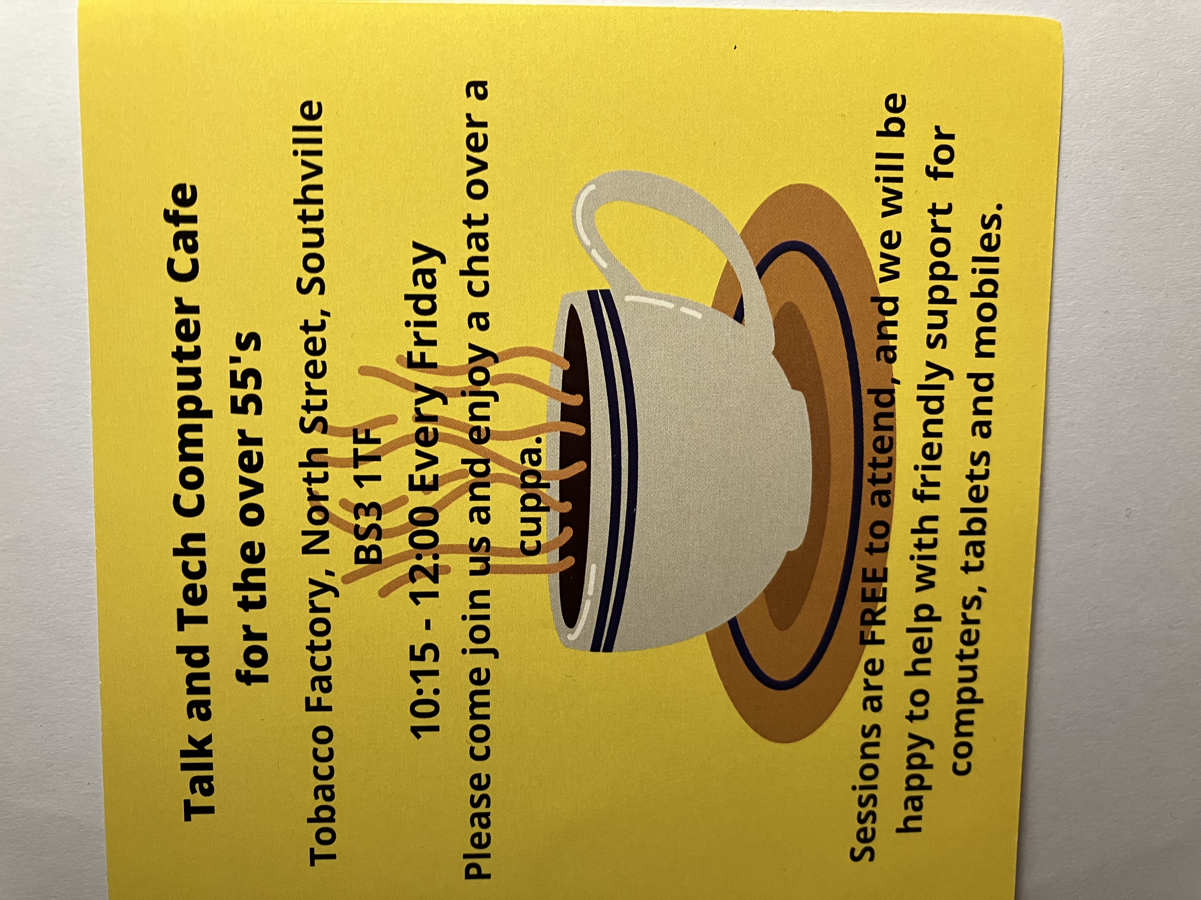 Advertise Flyer for Talk &amp; Tech