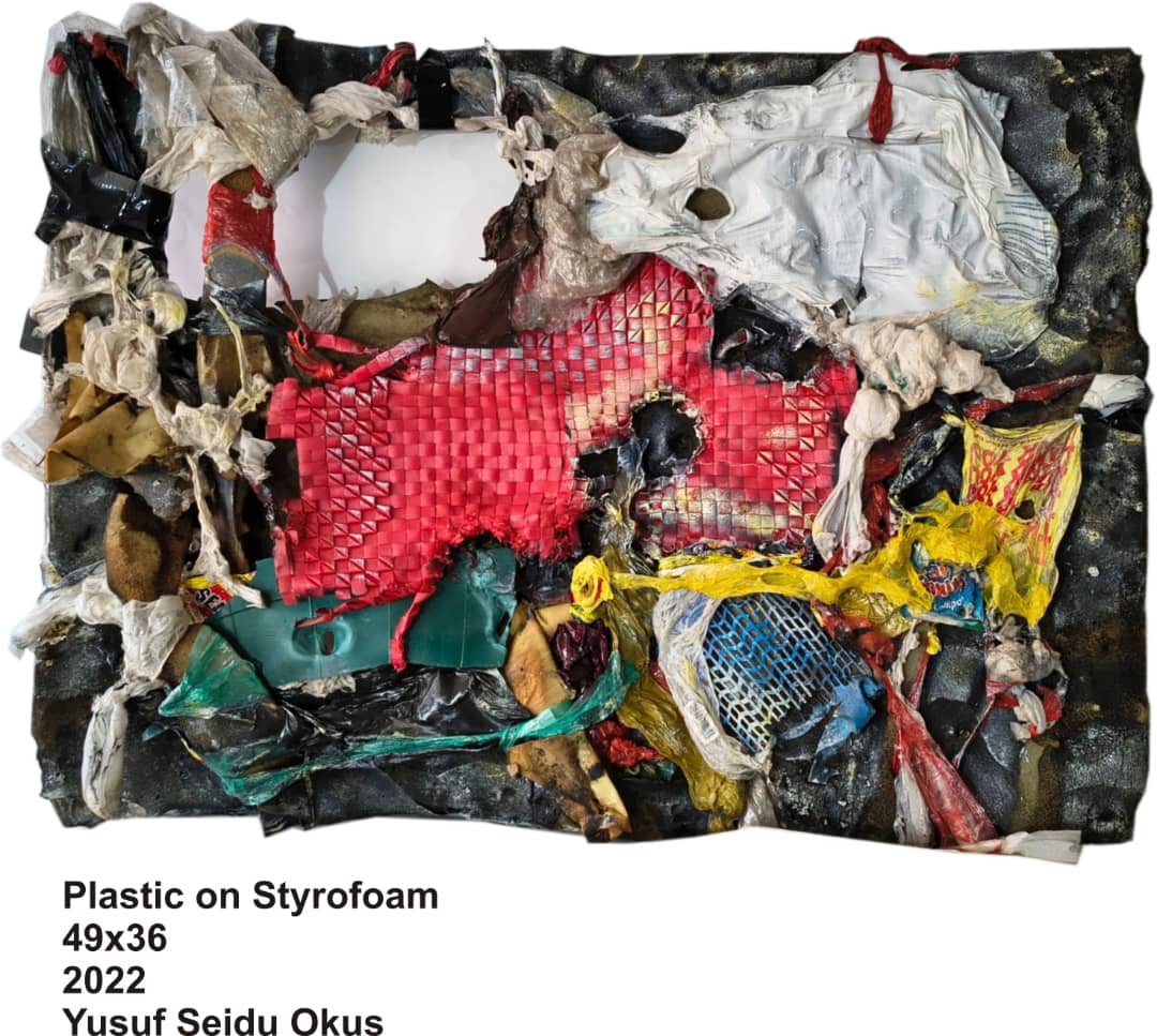 Art piece made from waste