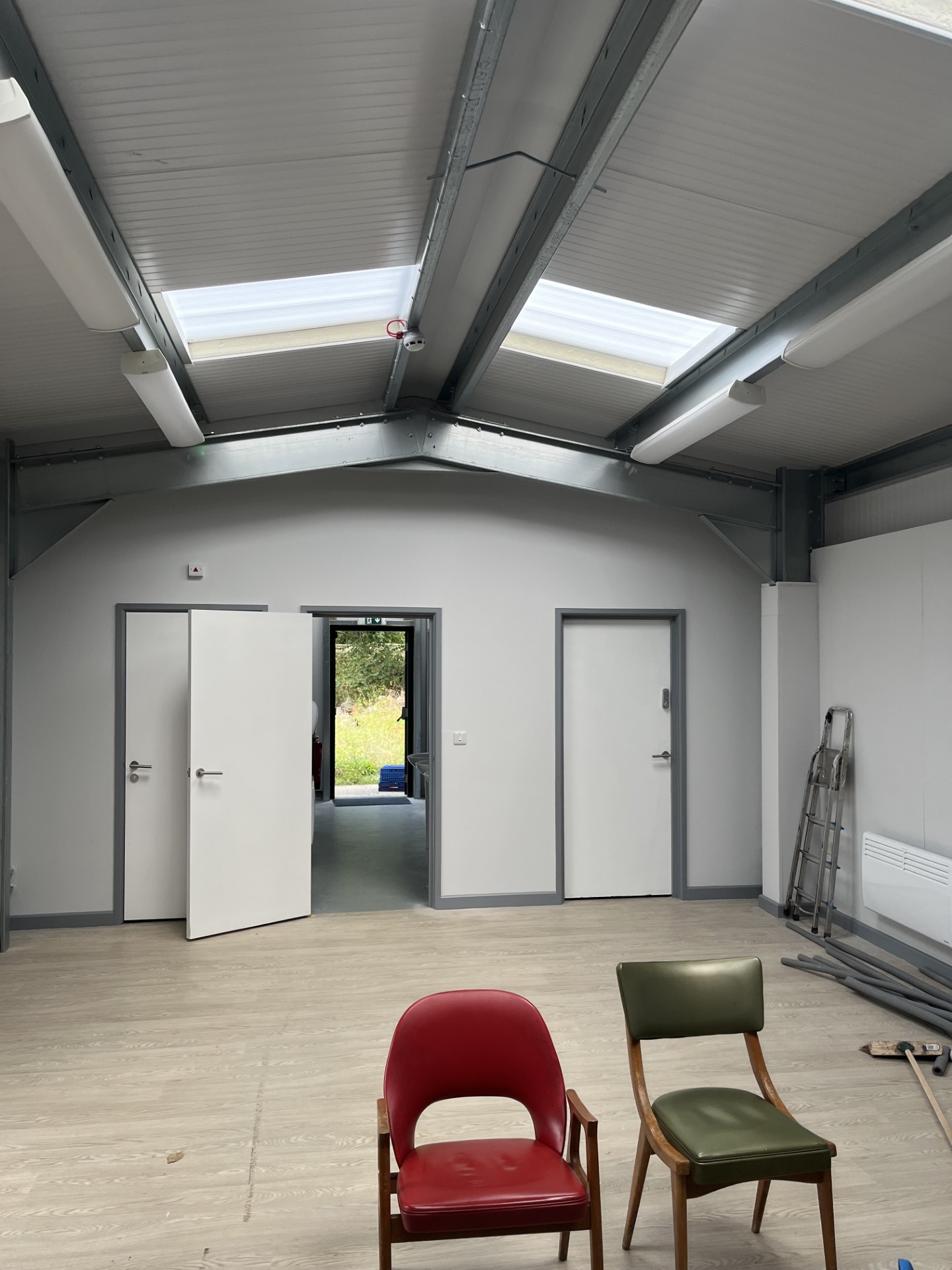 Interior of build